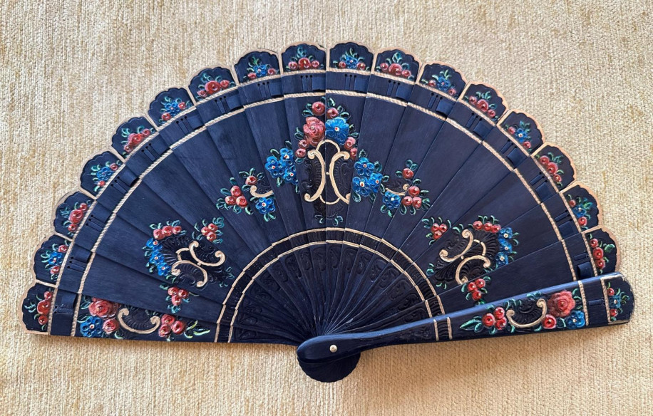 Abanico ébano flores