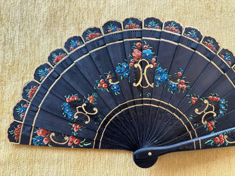 Abanico ébano flores