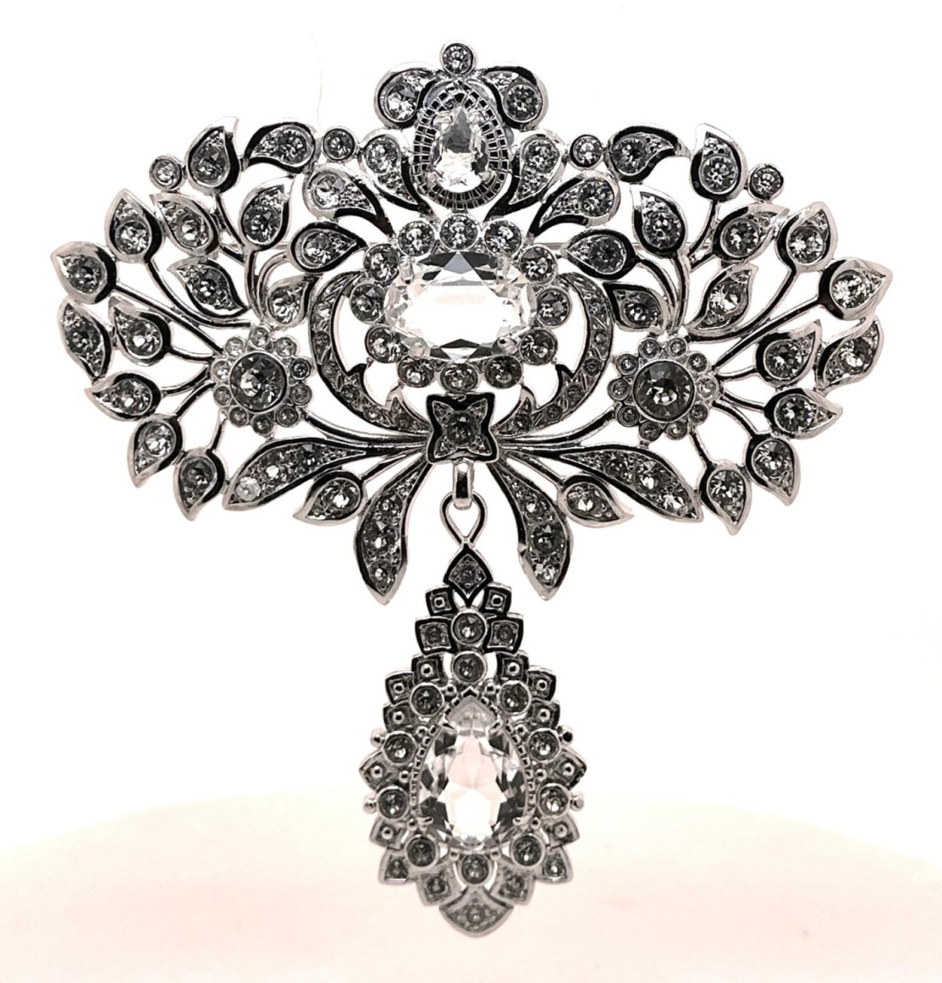 Broche lazada cristal