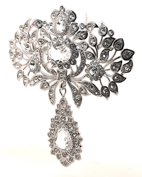 Broche lazada cristal