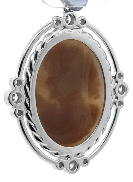 Colgante camafeo plata