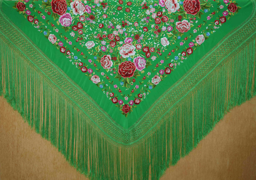 Mantón mano seda 140cm