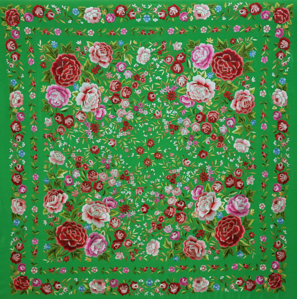 Mantón mano seda 140cm