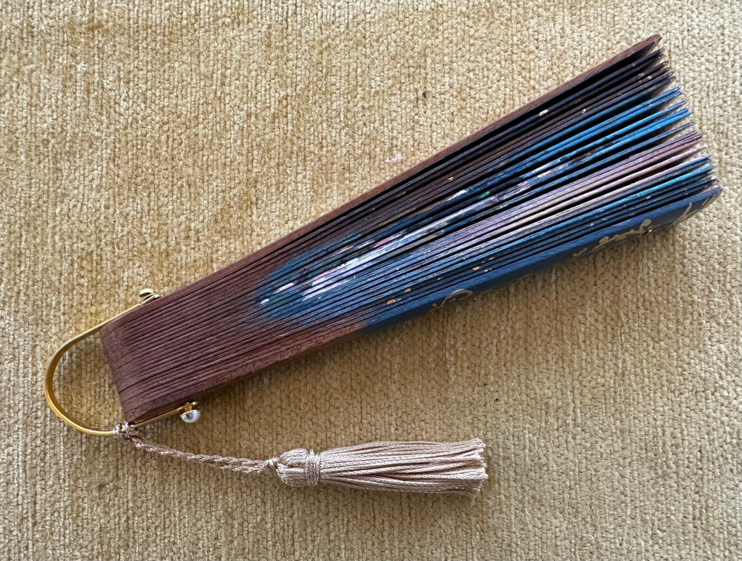 Abanico mini baraja dama