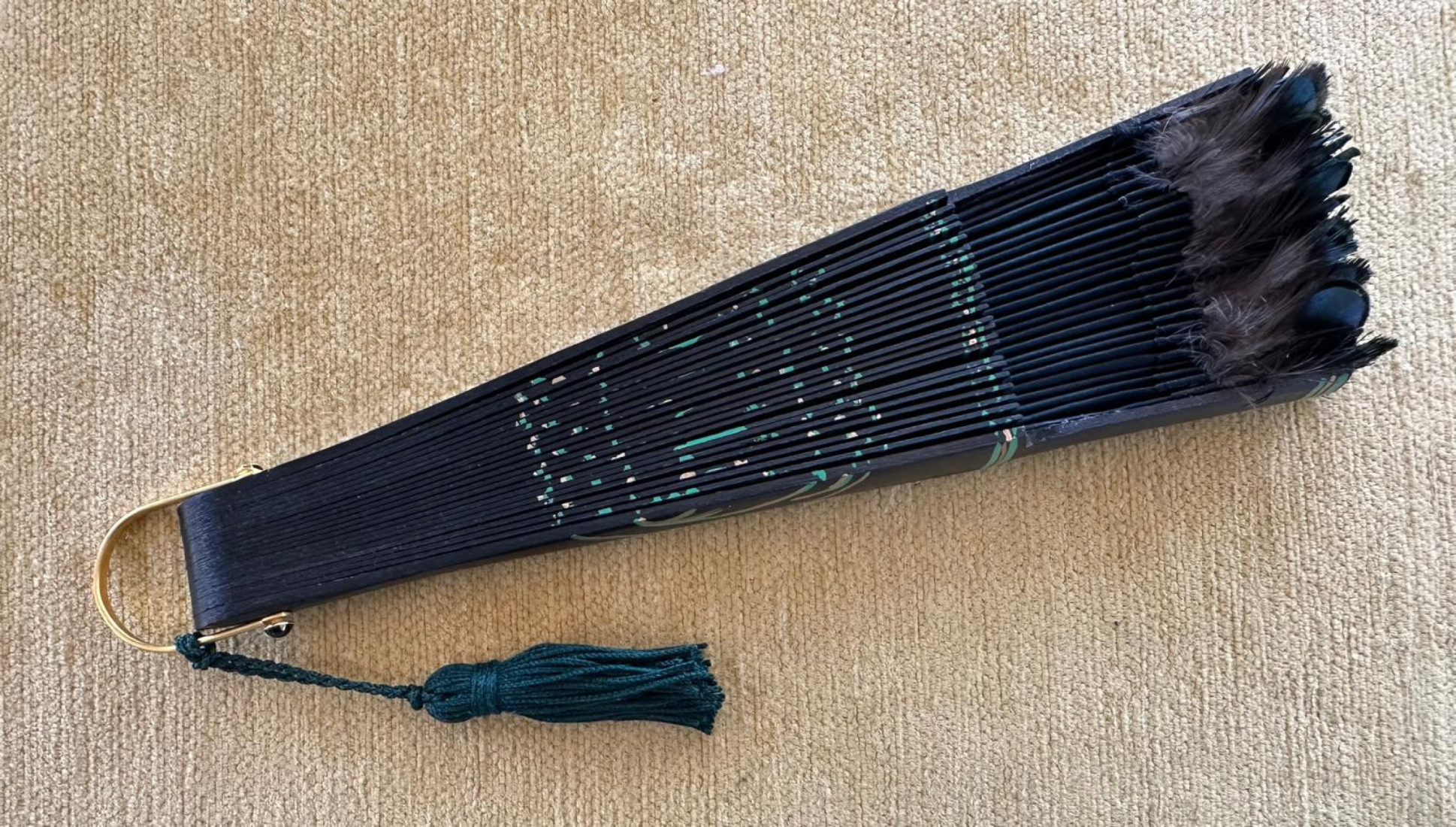 Abanico plumas