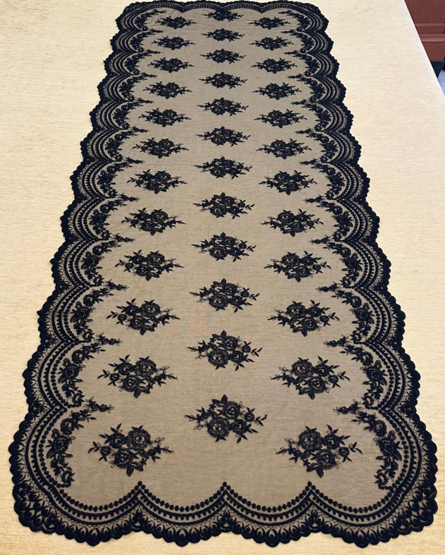 Mantilla echarpe 65*185