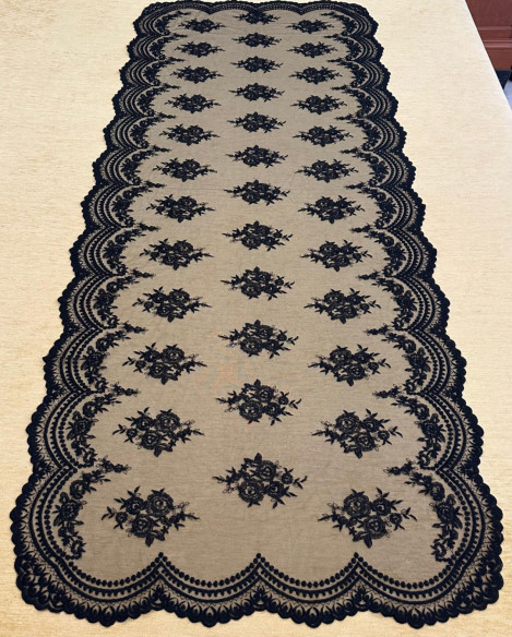 Mantilla echarpe 65*185