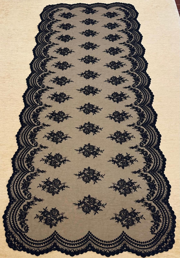 Mantilla echarpe 65*185