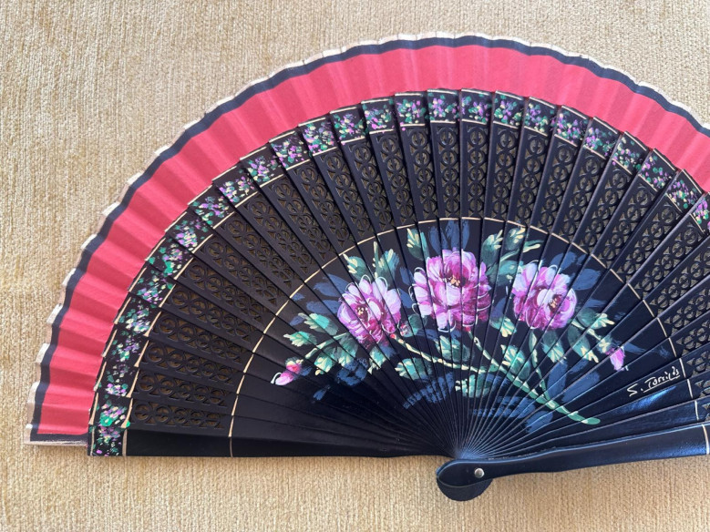 Abanico rosas
