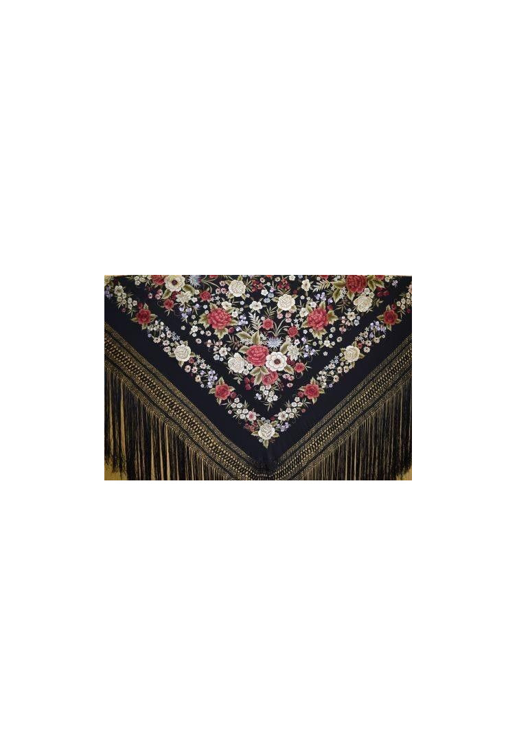 Mantón mano seda 140cm
