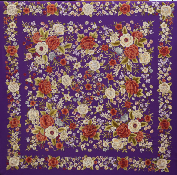 Mantón mano seda 140cm