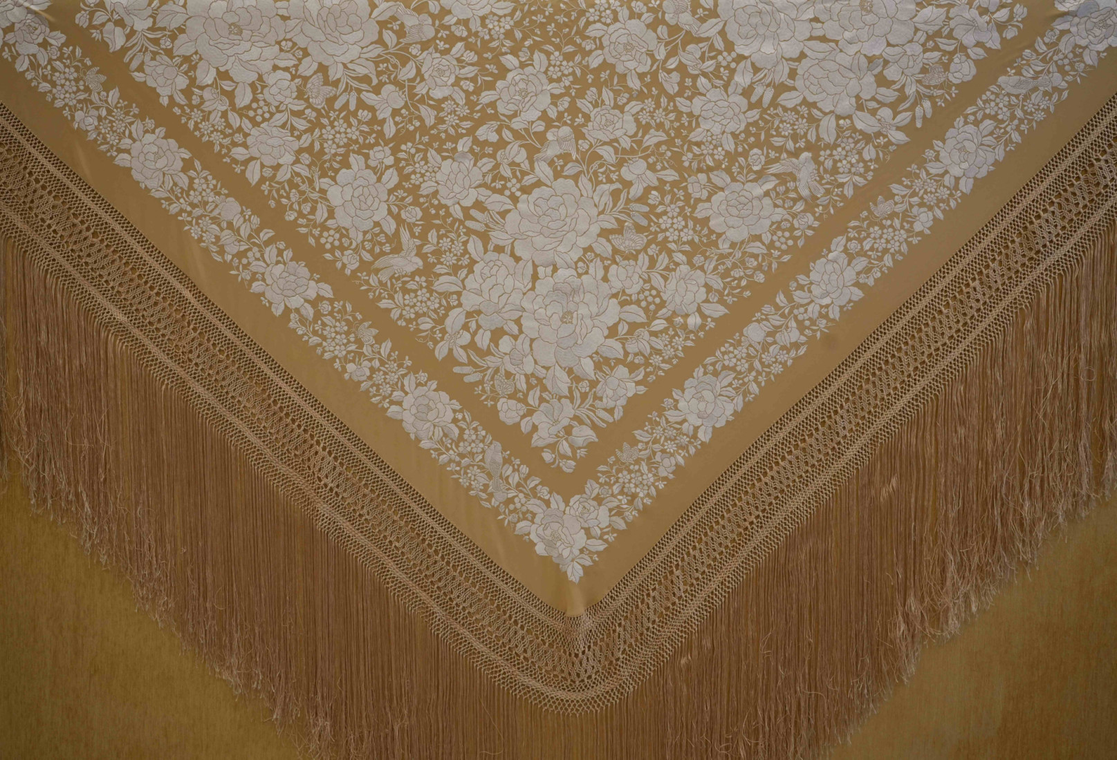 Mantón mano seda 155cm