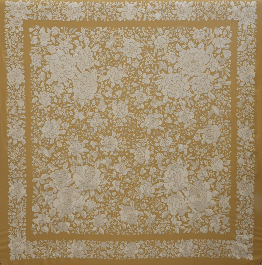 Mantón mano seda 155cm