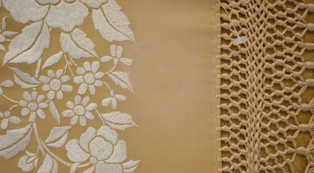 Mantón mano seda 155cm
