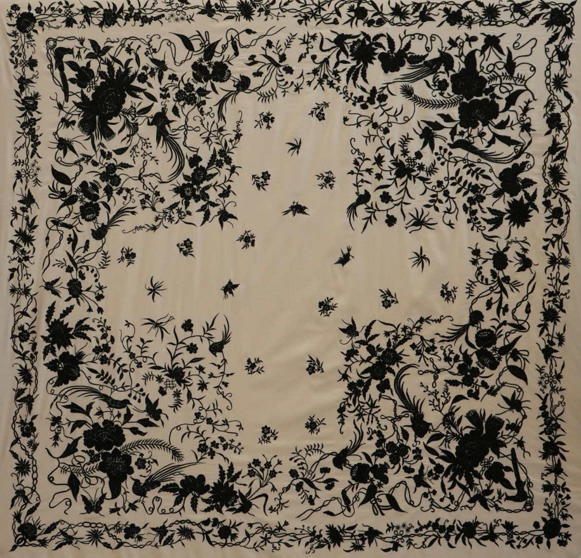Mantón máquina isabelino 150cm