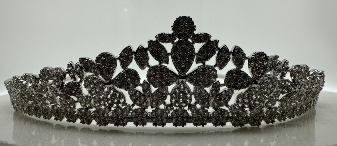 Tiara rodio flores