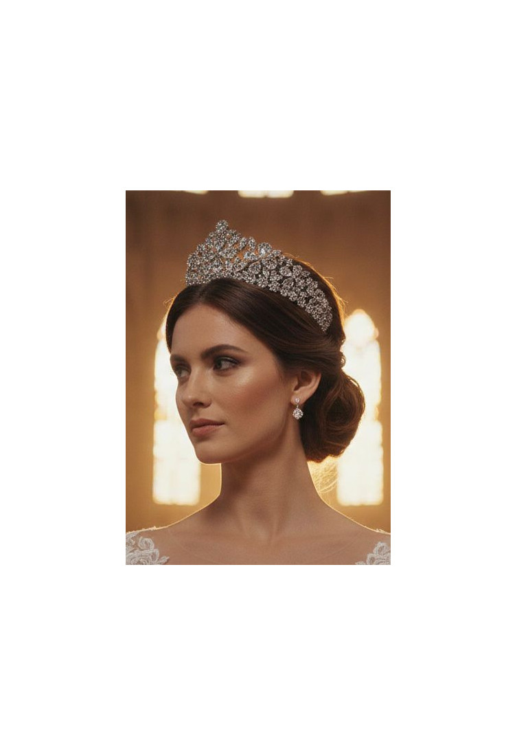 Tiara rodio flores
