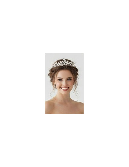 Tiara rodio dorada