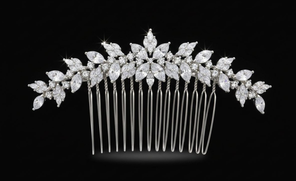 Peinecillo flores cristal