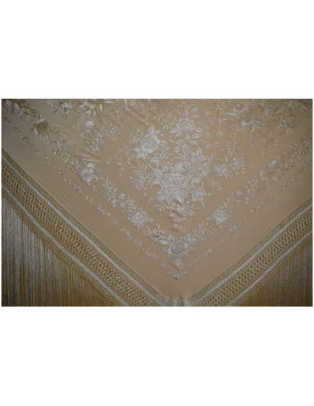 Mantón mano seda 140cm