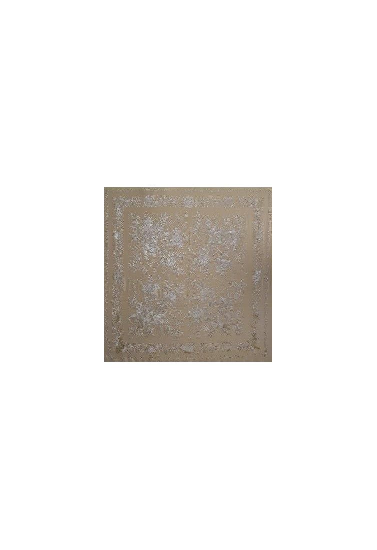 Mantón mano seda 140cm