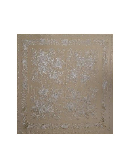 Mantón mano seda 140cm