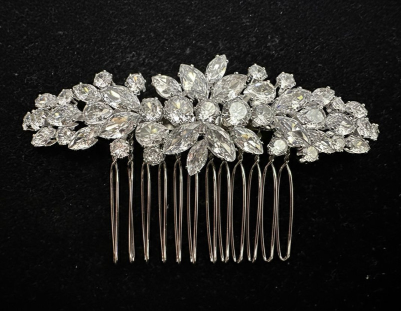 Peinecillo flores cristal
