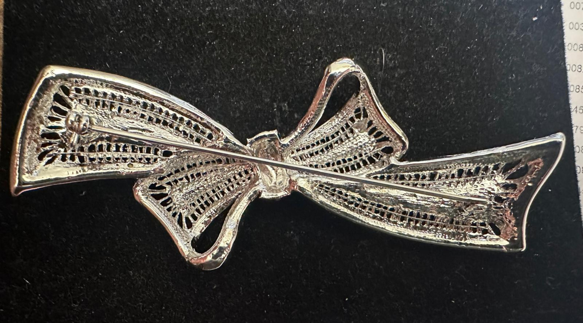 Broche lazo rodio
