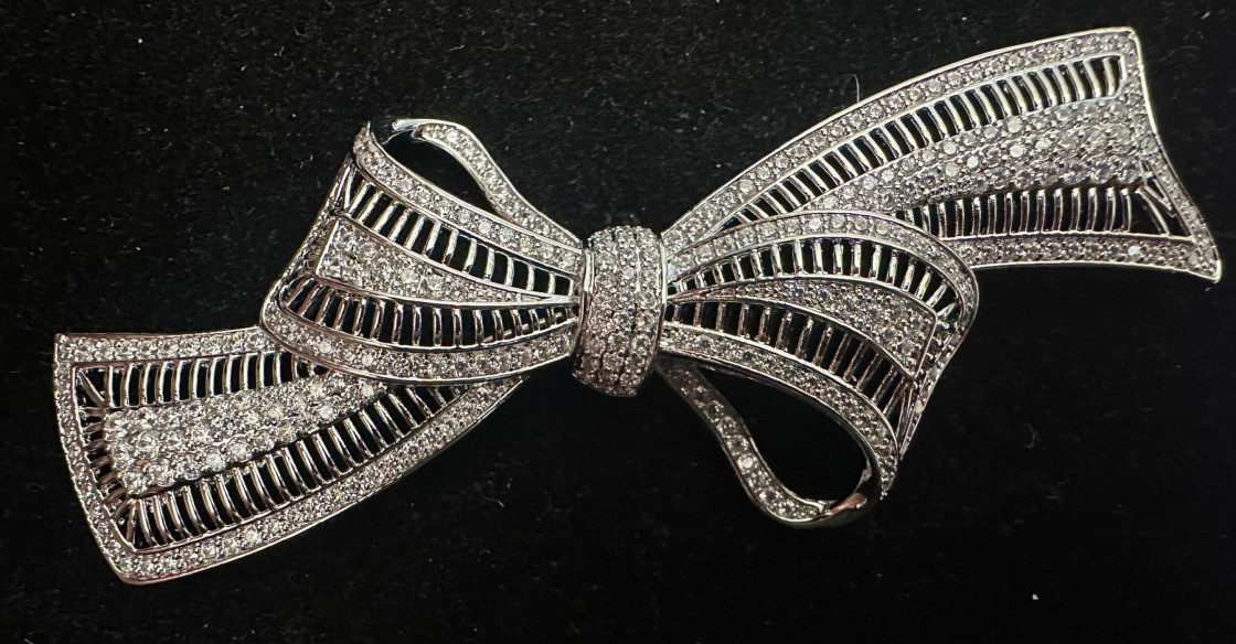 Broche lazada rodio