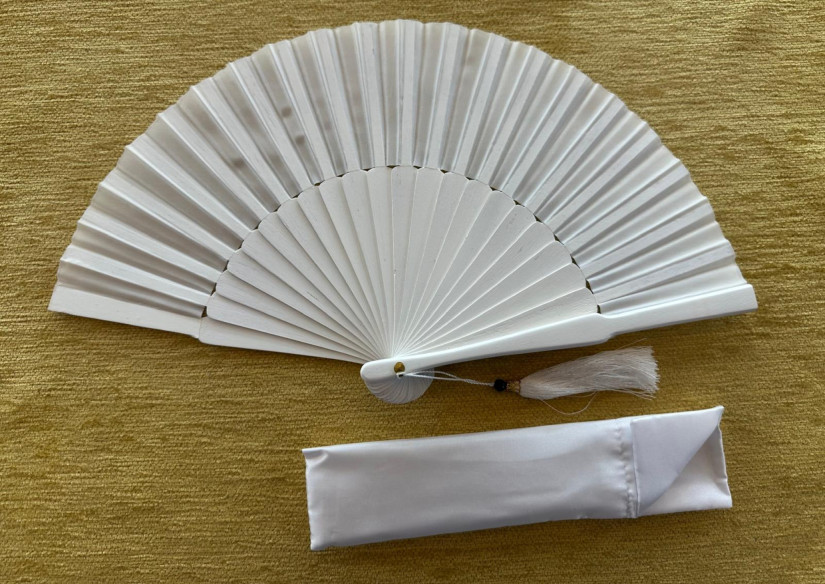 Abanico bolso seda