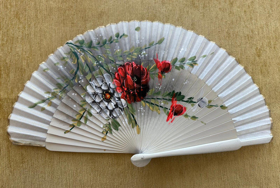 Abanico rosas