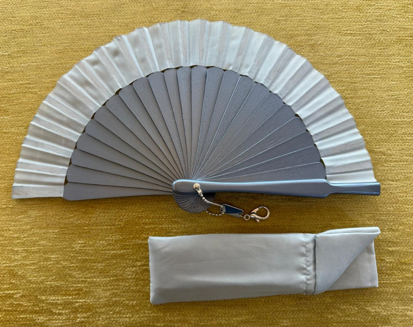 Abanico mini plata