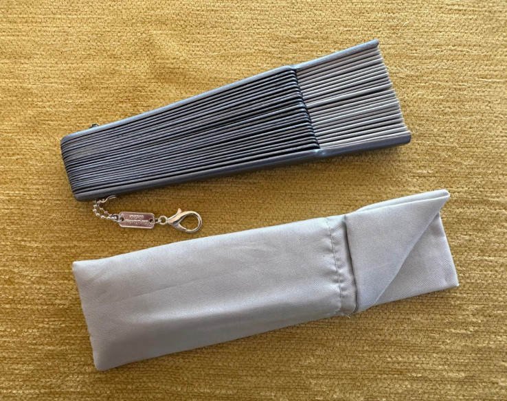 Abanico mini plata