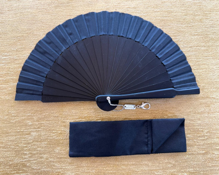 Abanico bolso seda