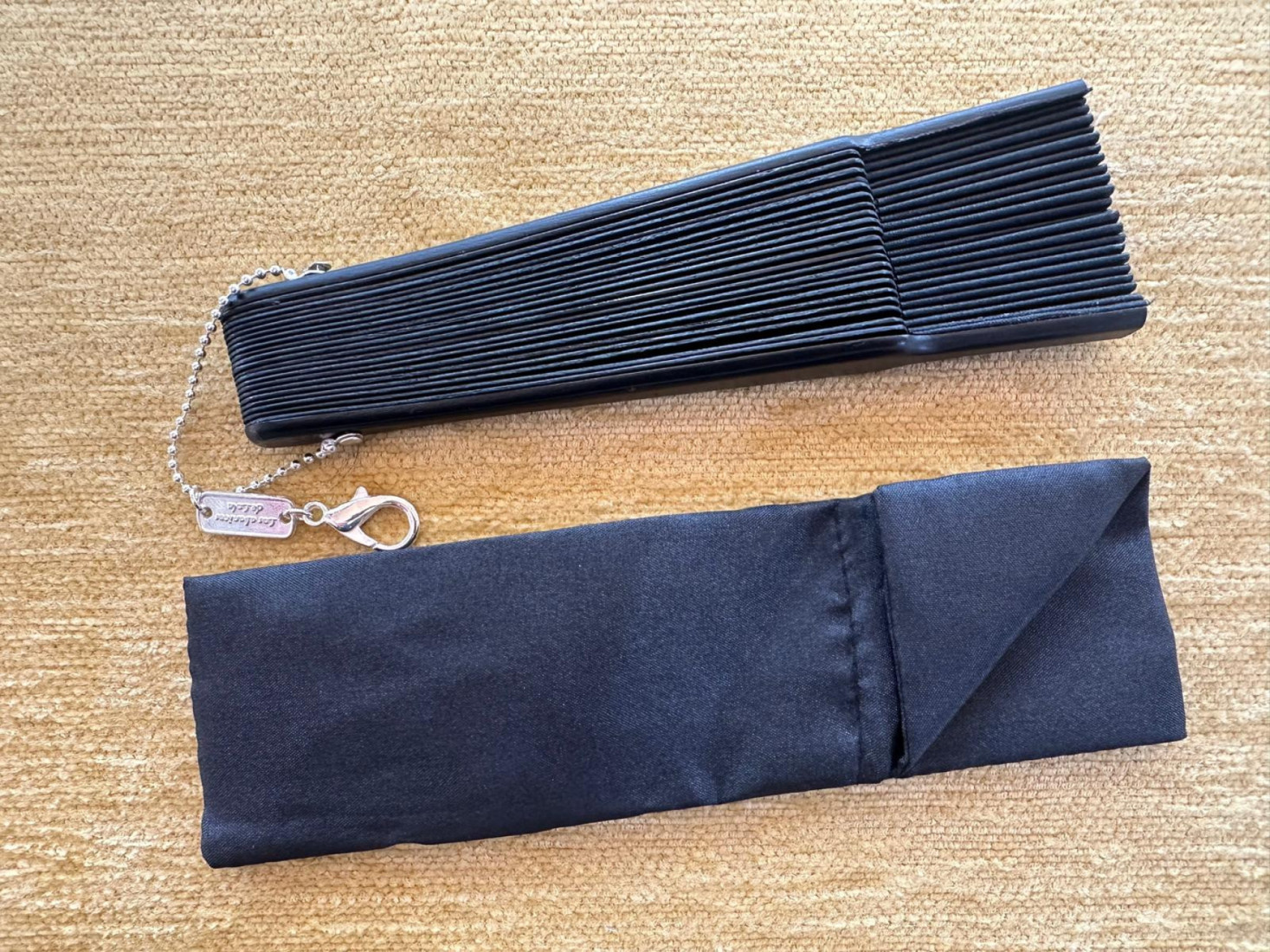 Abanico bolso seda