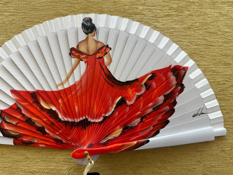 Abanico flamenca