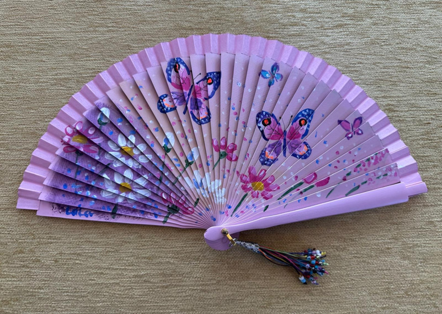 Abanico mariposas