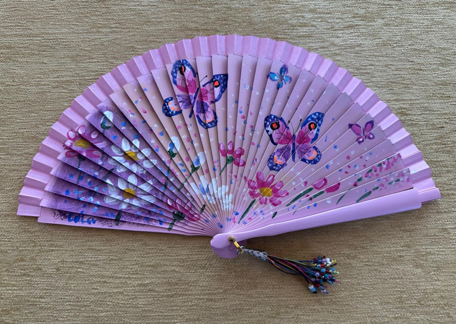 Abanico mariposas