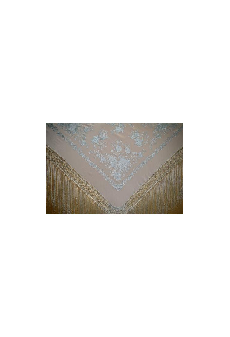 Mantón mano seda 140cm