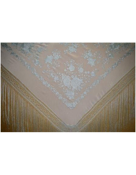 Mantón mano seda 140cm