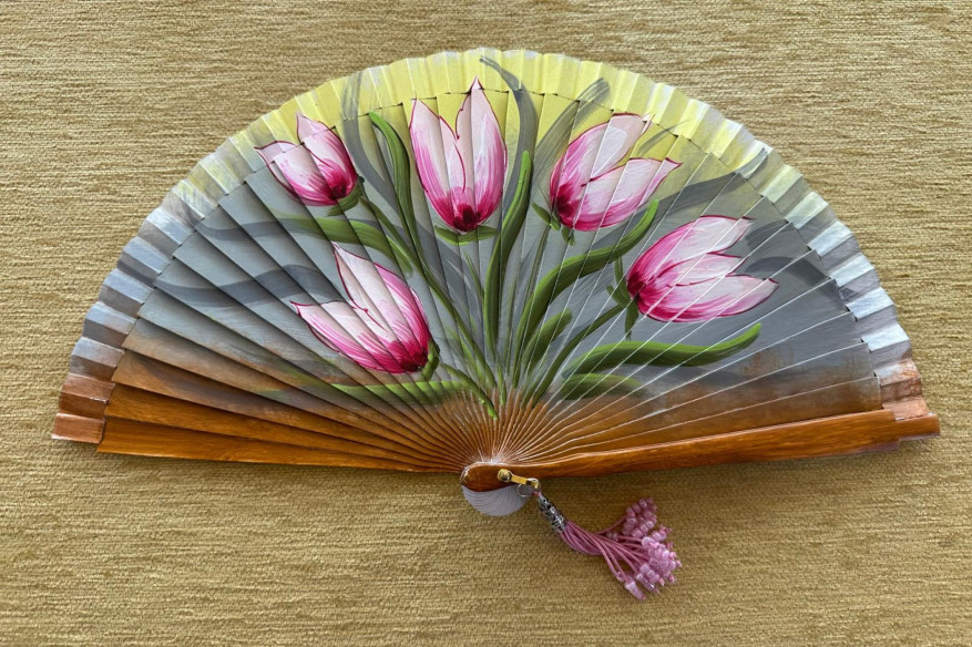 Abanico flores