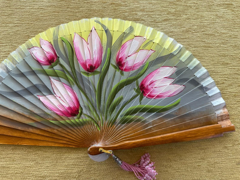 Abanico flores