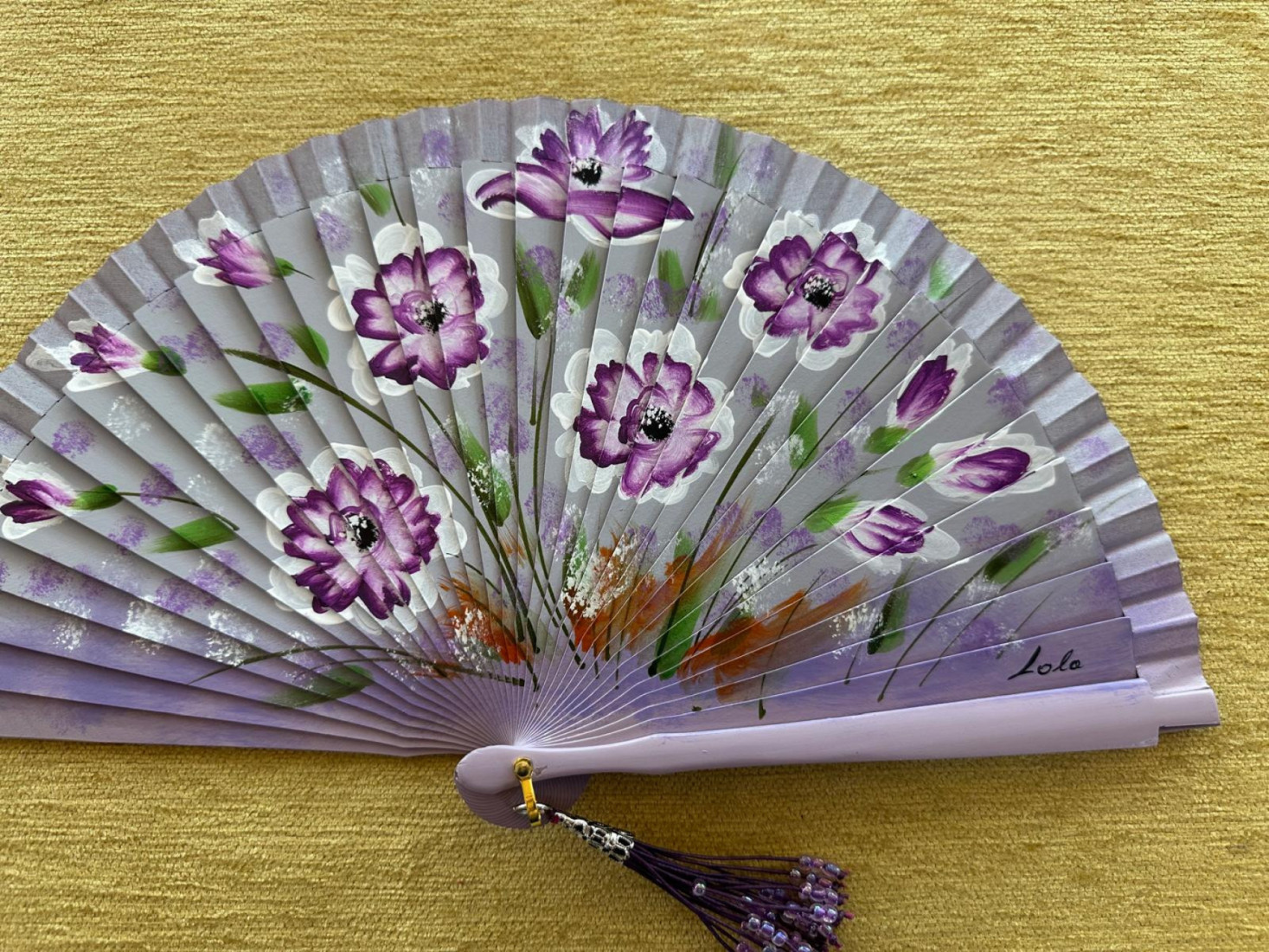 Abanico flores