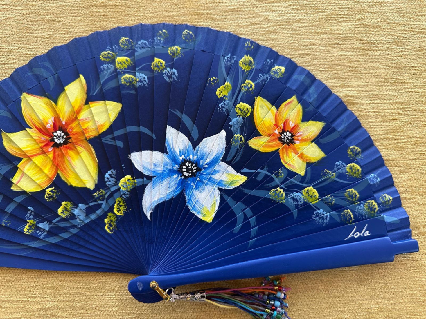 Abanico flores
