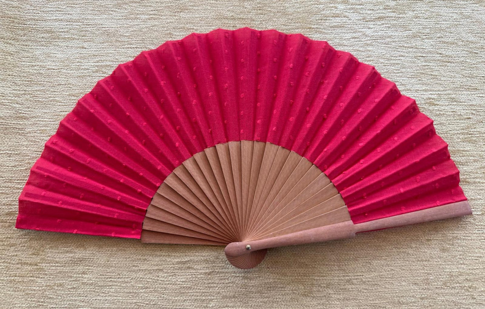 Abanico plumeti rojo