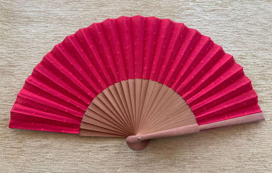 Abanico plumeti rojo