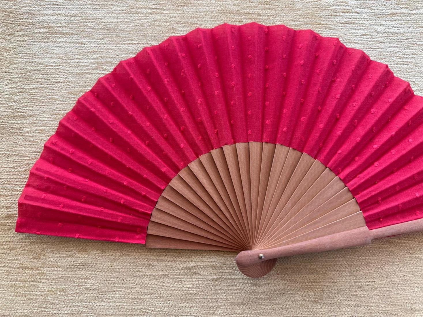 Abanico plumeti rojo