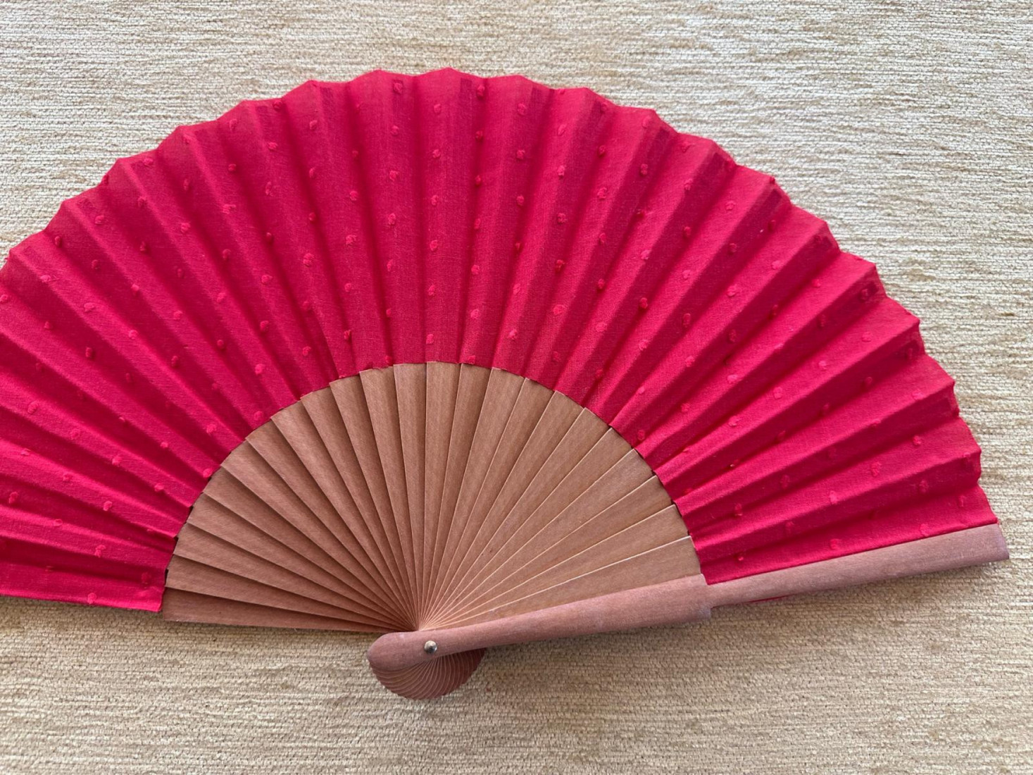 Abanico plumeti rojo