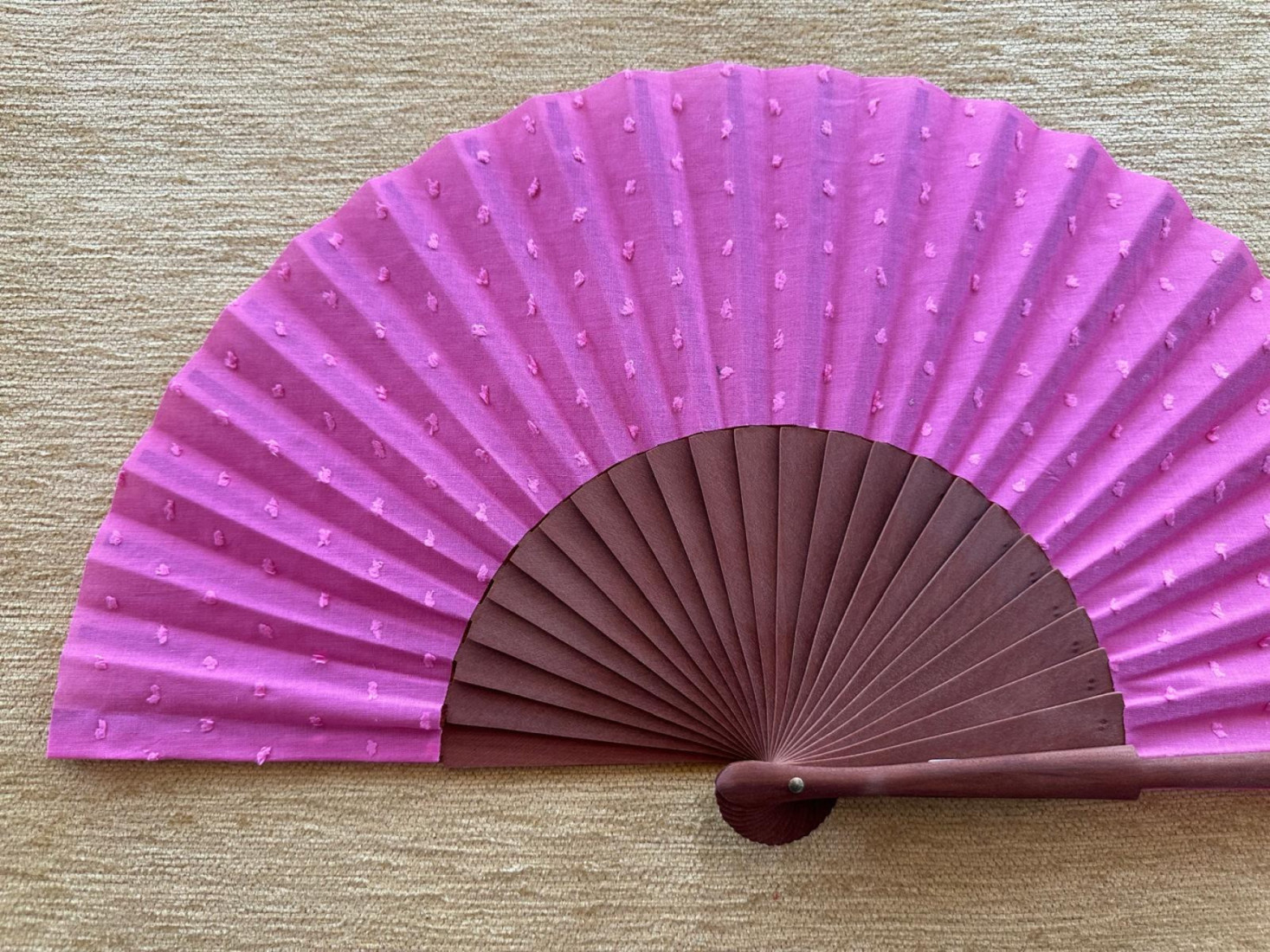 Abanico plumeti fucsia