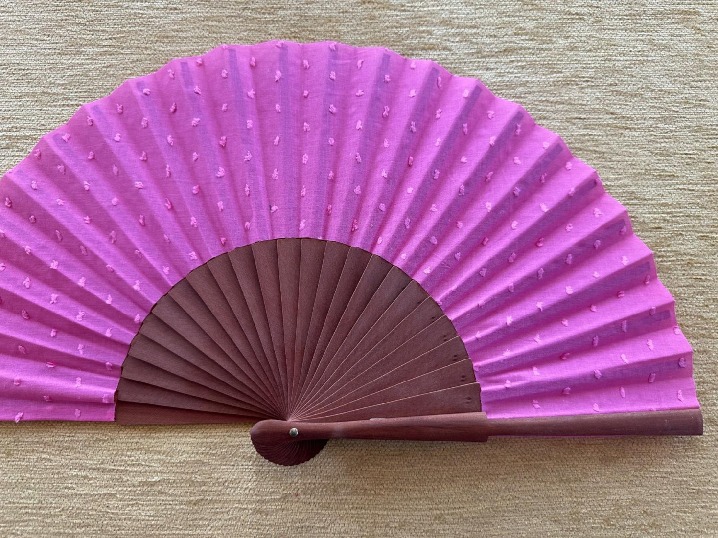 Abanico plumeti fucsia